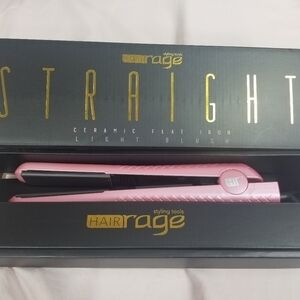 Hair Rage light blush ceramic flat iron1 1/4 inch
